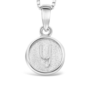 Sterling Silver 'Y' pendant