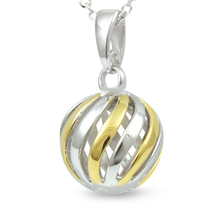 Journey - With You All The Way (cute size, yellow gold) - sterling silver pendant