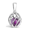 Celebrate a February birthday with an Amethyst birthstone necklace! 
Twist version
