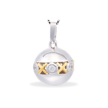 XOX - Hugs & Kisses (cute size, yellow gold)