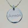 example of a personalised pendant